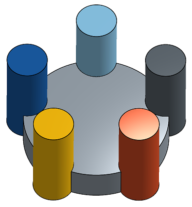 Esempio prima dell'unione booleana