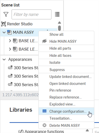 Regolare la configurazione dopo l'importazione