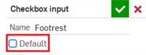 Default option is deselected, so the configuration will be added as unchecked by default