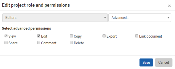 Step 4 to editing a permission scheme