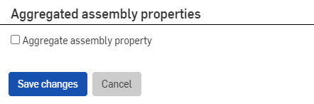 Aggregate assembly checkbox