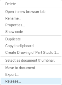 Release highlighted in right-click tab menu