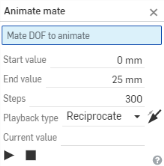Animate mate dialog