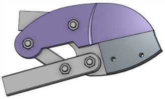 Example of some original context with a straight (purple) blade