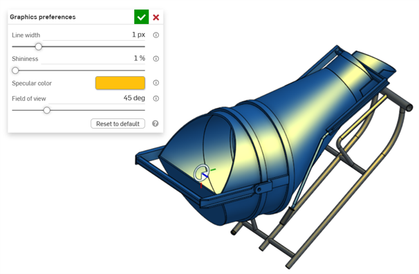 鏡面反射の色の例