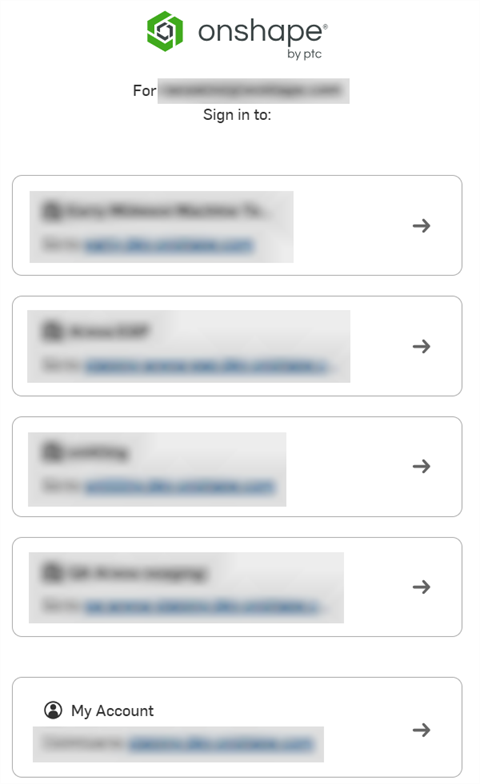 Sign-in page