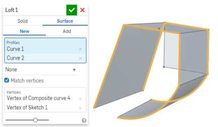 example of how to use a Composite Curve in a feature tool like Loft