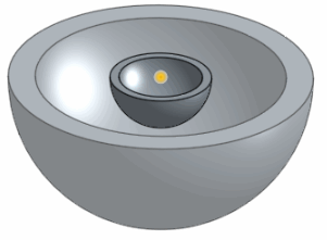 Example of entity before Scale uniformly is applied