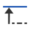 Foreshorten dimension icon