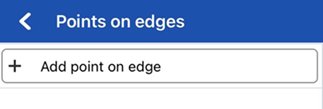 Dialog after selecting Points on edges