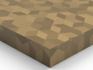 Example of cubes patterned wood