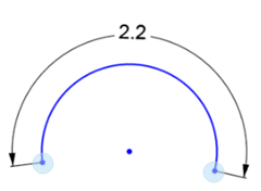 Example of how to find the length of an arc