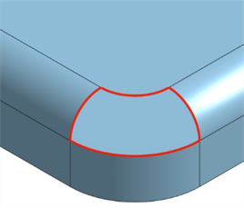 Highlight boundary edges example