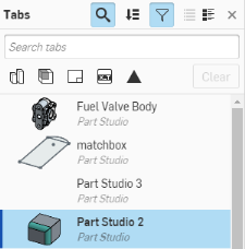 Tab Manager Dialog