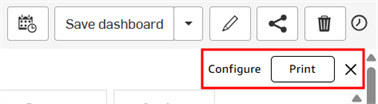 Configure, Print, and Cancel options