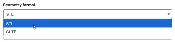 URDF: Geometry format