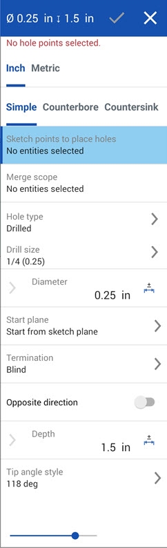Hole dialog on Android