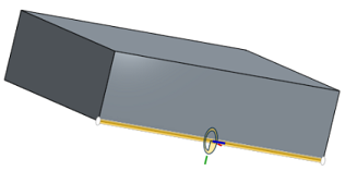 Linear edge or sketch line inference icon