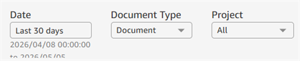 New criteria to filter the report
