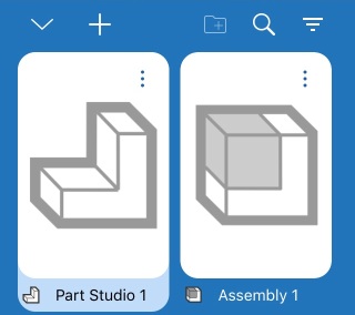 创建 Part Studio 或装配体