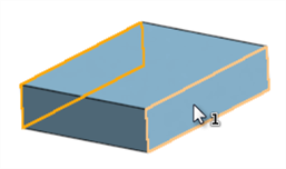 Selecting a second face