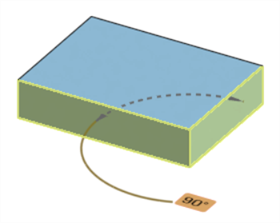 Selecting 2 adjacent faces to create an angle dimension