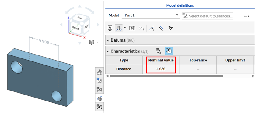 Minimum distance example