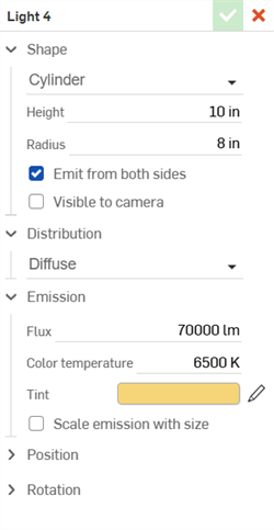 Cylinder example