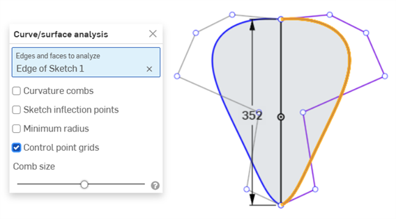 Control point grids example