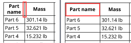 調整欄大小配合內容的範例