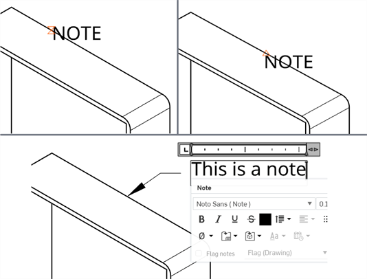 標註的推斷與抓取至中點