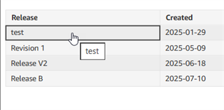 Accessing release candidate dashboard