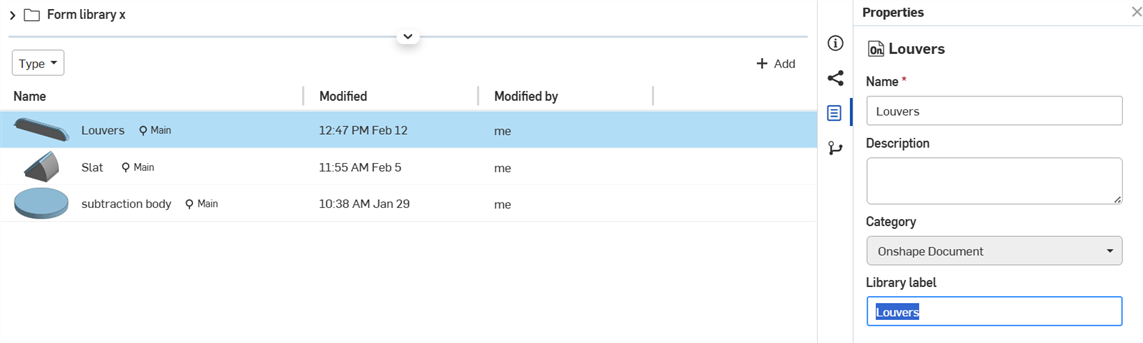 Adding a Library label to a Document