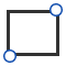 「轉角矩形」圖示