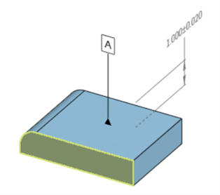 Set parallel - Selecting a face