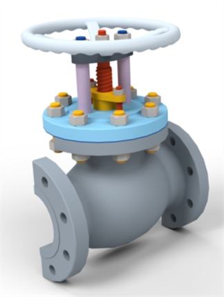 Valve assembly model