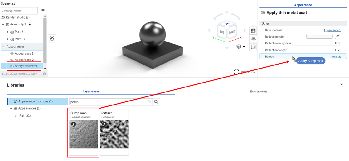 Applying the Perlin noise texture