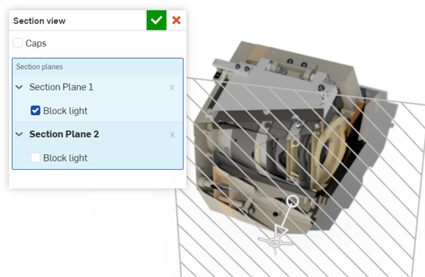 Adding multiple section views to the model